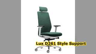 Lux D261 Chaise de Bureau Ergonomique Mode Vert