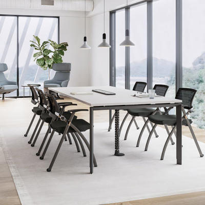 MC3.0 Meubles de bureau Table de conférence Design minimaliste élégant Pieds réglables Taille personnalisée