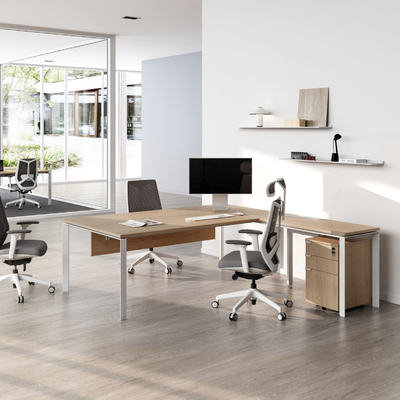 acheter MC3.0 Bureau de gestion de bureau ergonomique de taille personnalisée Bureau en forme de L avec espace de bureau spacieux online manufacture