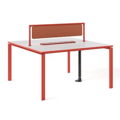 acheter FLEX 2 personnes poste de travail double face poste de travail informatique face à face pour la collaboration en équipe rouge online manufacture
