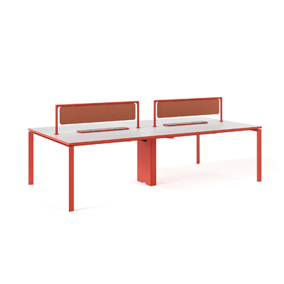 acheter FLEX Station de travail moderne pour 4 personnes avec conception généreuse face à face Ample espace de travail online manufacture