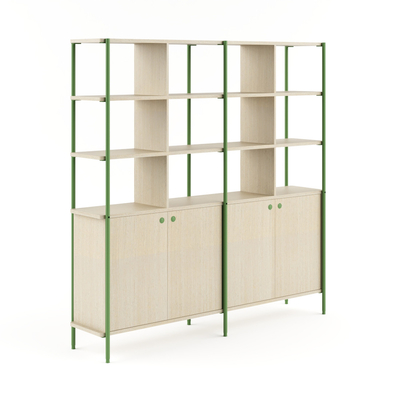 acheter FLEX Moderne bureau en bois séparation des étagères Unité de séparateur d'armoire organisateur d'étagère ouverte online manufacture