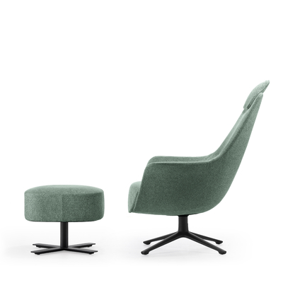 acheter Chaise pour visiteurs de luxe, fauteuil de bureau avec Ottoman. online manufacture