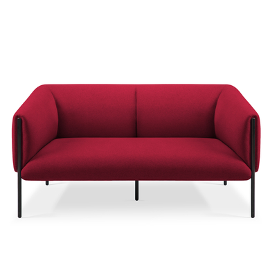 acheter Ligne propre Tissu résistant Sofa de bureau moderne Double fauteuil Solution de siège de hall online manufacture