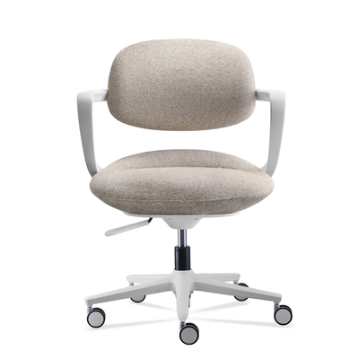 acheter Chaise de bureau moderne en forme de coquille compacte avec roues online manufacture