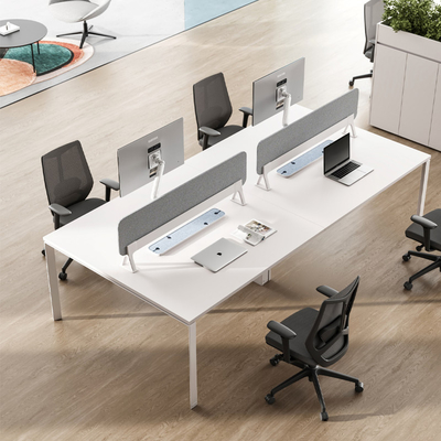 qualité MC3.0 Bureau Station de travail Bureau 4 personnes Table de bureau Design moderne avec écran de bureau usine