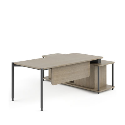 FLEX Design élégant Bureau exécutif moderne Bureau arêtes arrondies Pour les espaces de gestion